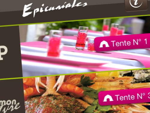 Nouveauté 2013 : l&rsquo;application mobile des Epicuriales !