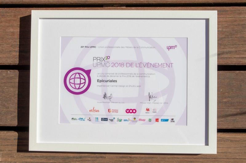 Prix UPMC 2018 : Les Epicuriales remportent la catégorie « Événement » !