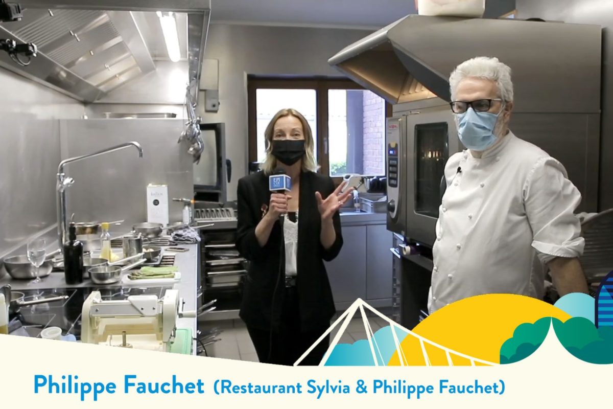 Philippe Fauchet (Restaurant Sylvia & Philippe Fauchet) – Recette d&rsquo;Asperges &  Homard bleu, Mousseline Vinaigre de Vin jaune et Truffe