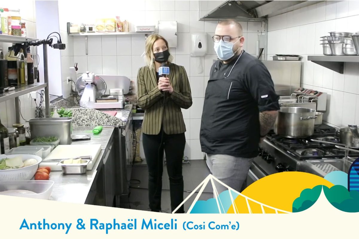 Raphaël Miceli (restaurant Cosi Com&rsquo;e)- Recette de sole farcie aux Scampis Basilic, Légumes confits, jus de scampis